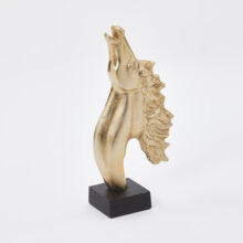 Gold Horse Head 50x22cm