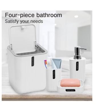 Hihonor Bathroom Accessory Set - 4 Piece