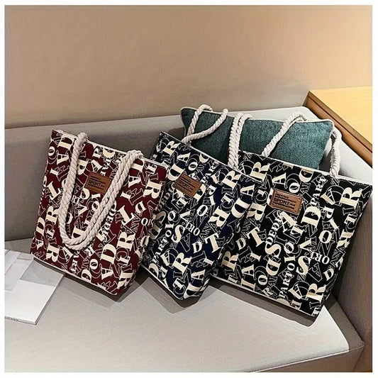 RFA Korean Vintage-Inspired Canvas tote bag - Medium Size