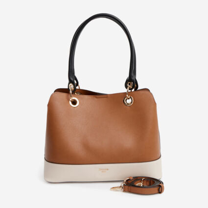 DUNE LONDON Brown & Beige Tote Bag
