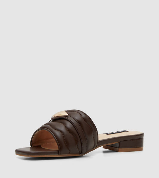 Nine West Metal Accent Slide Sandals