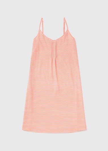 Matalan Coral Stripe Strappy Nightie