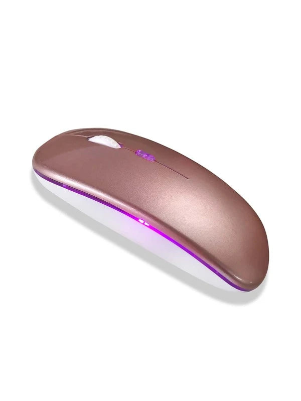 Shein 1pc Wireless Mouse, Gaming Mouse- Dusty Pink