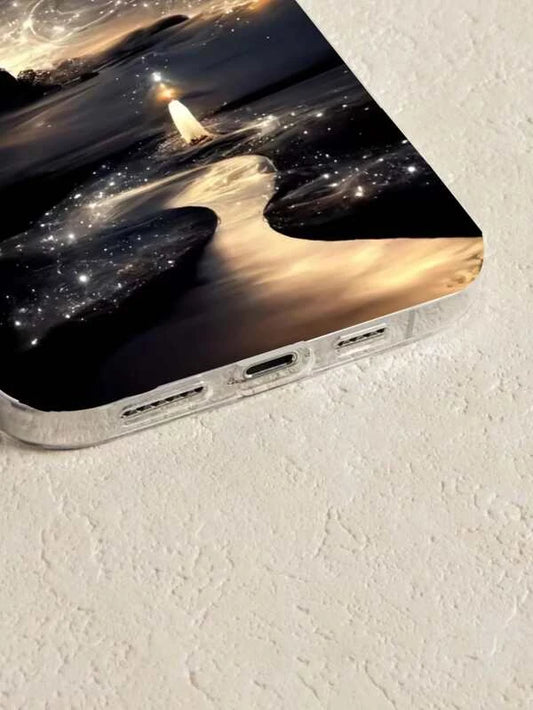 Beach Pattern Phone Case - Multicolour