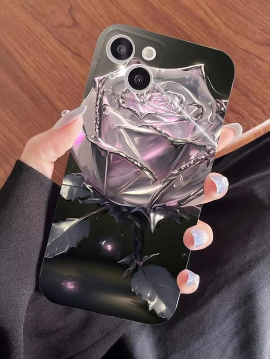 Rose Pattern Phone Case - Multicolour