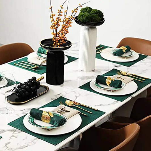 6pcs Golden Leaf Napkin Rings Stainless Steel Napkin Rings For Dining Table Decoration