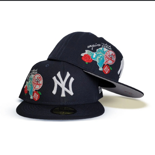 T&C New York City cluster Hat cap 59fifty taille 7.3/8(58.7cm)