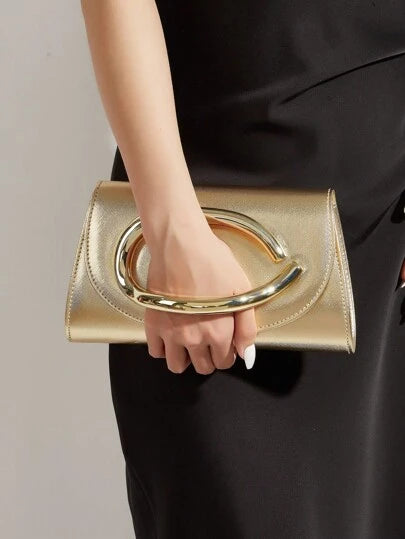 Elegant and chic gold evening and party bag-SJP Design