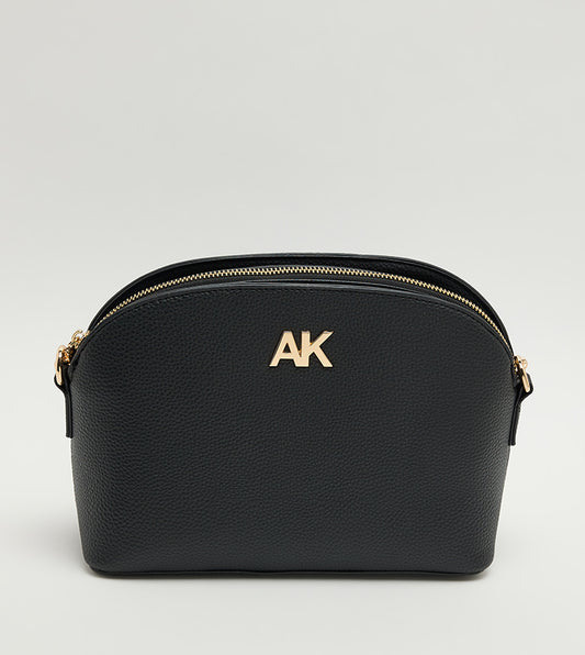 Anne Klein Textured Zippered Crossbody Bag