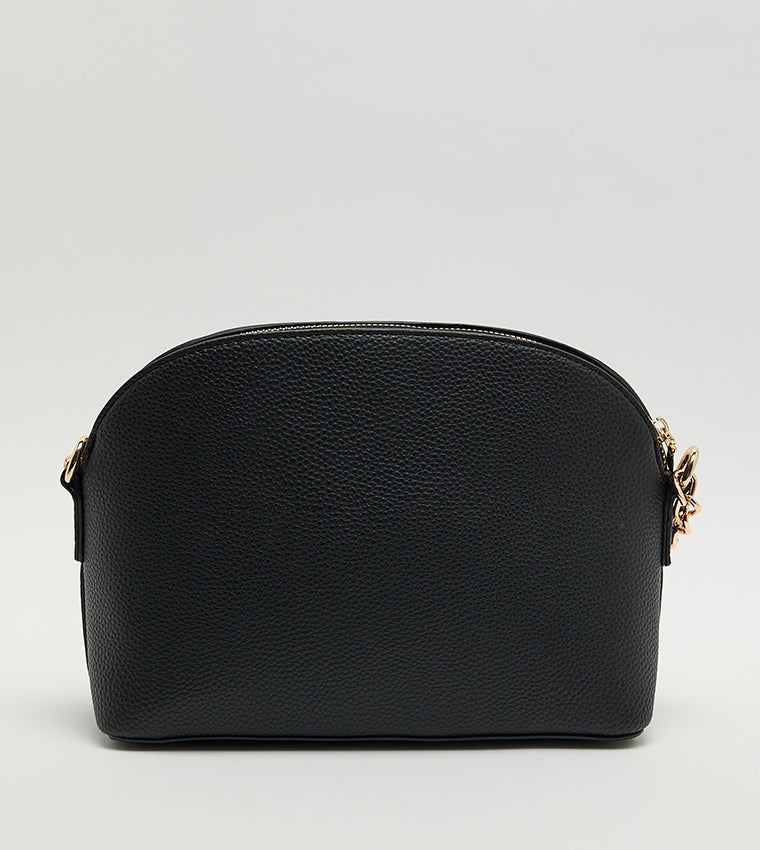 Anne Klein Textured Zippered Crossbody Bag