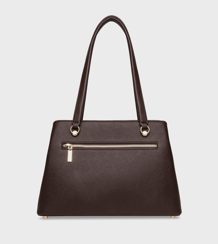 Anne Klein Textured Shoulder Bag with Coin Pouch