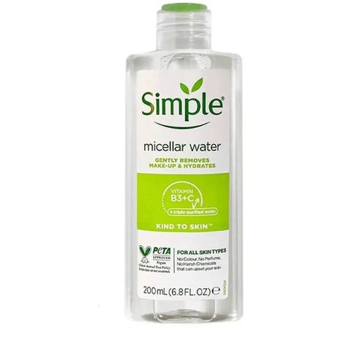 Simple Micellar Cleansing Water - Kind to Skin - 200ml