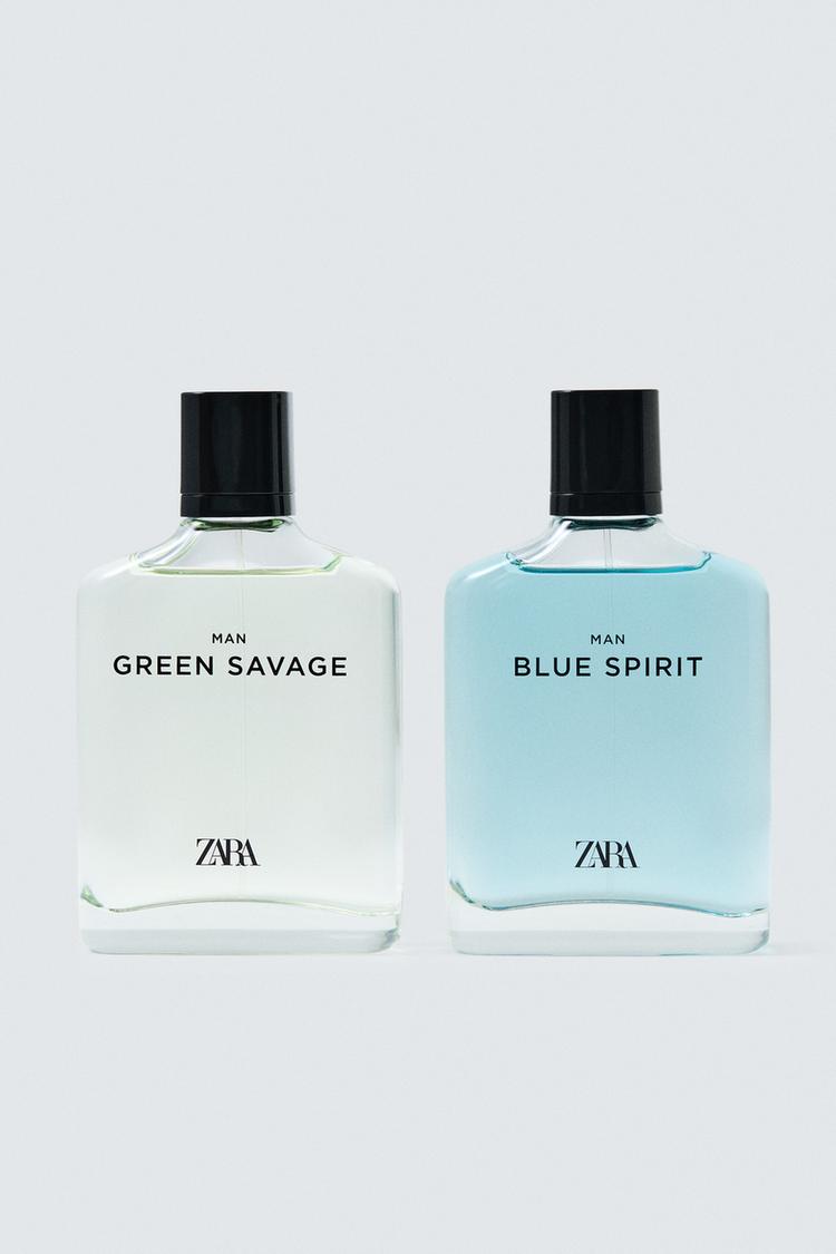 ZARA GREEN SAVAGE + BLUE SPIRIT EDT 2X100ML / 3.38 oz