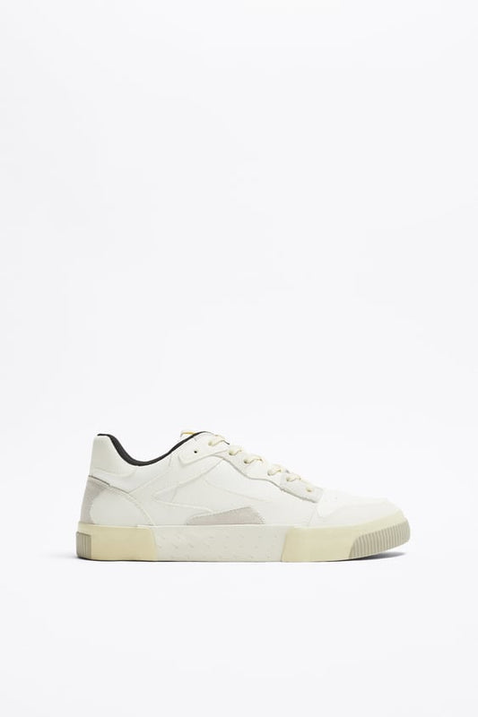 ZARA-MULTI-PIECE SNEAKERS-WHITE