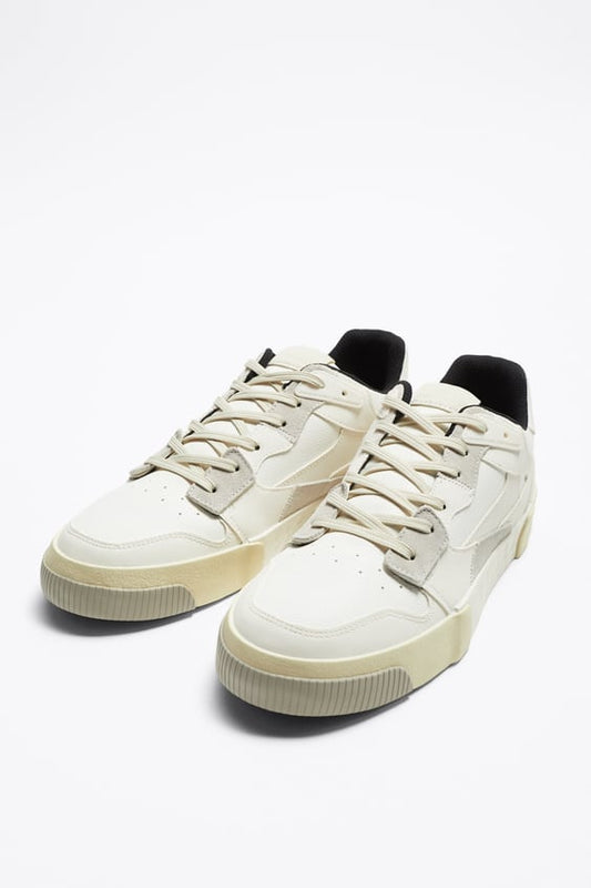 ZARA-MULTI-PIECE SNEAKERS-WHITE