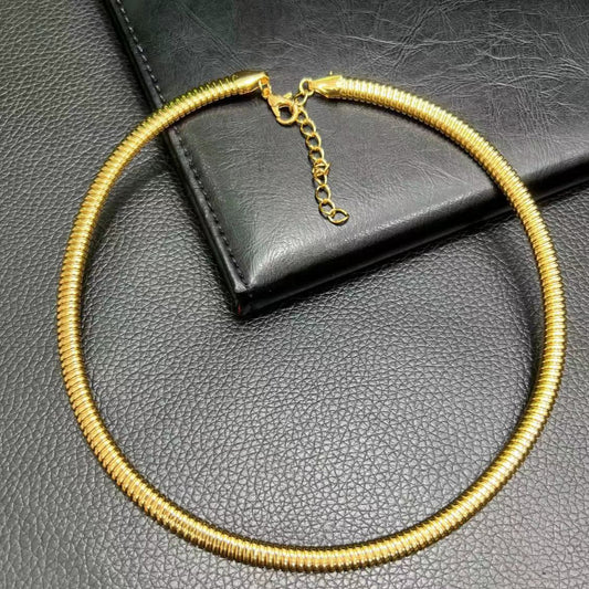 24k gold cord Necklace SJP