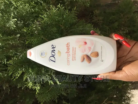 Dove Caring Bath Almond Cream With Hibiscus Body Wash - 500ml