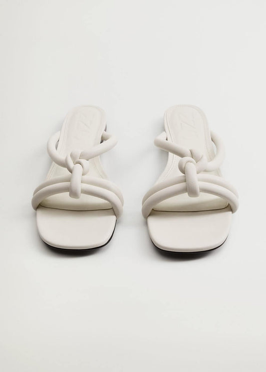 MANGO TUBU Padded sandal - WHITE