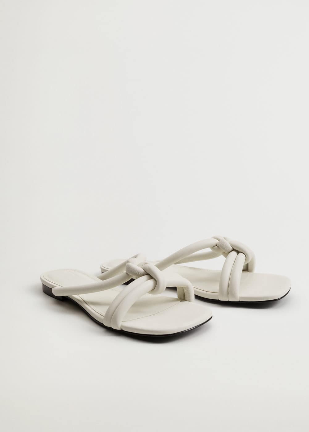 MANGO TUBU Padded sandal - WHITE