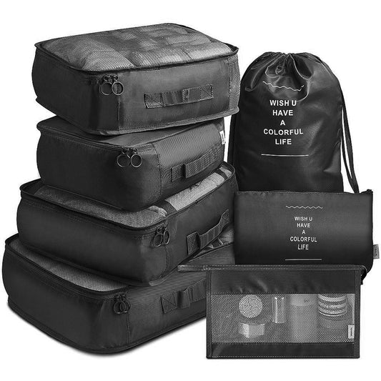 Shein 7-Piece Luggage Storage Bag, Carry On Luggage Travel
