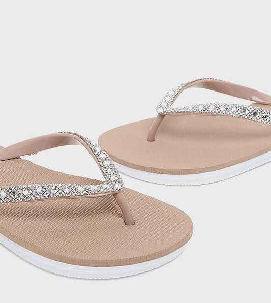 R&B Embellished Flip-Flops