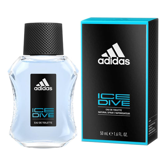 Adidas Mens Ice Dive Eau De Toilette Spray for Men, 1.7 fl oz