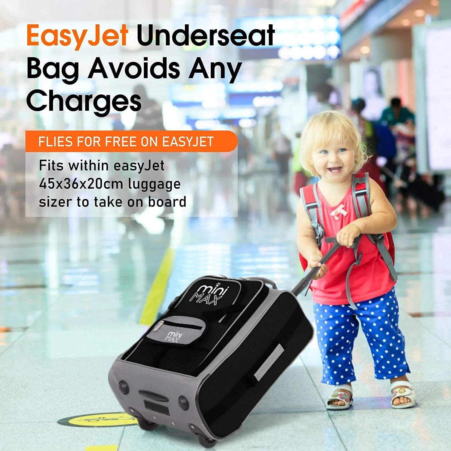 Aerolite MiniMAX 45x36x20cm easyJet Maximum Cabin Luggage Under Seat Your Daily Store Online