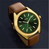 Spirit Spirit Gent's Solar Brown Strap Green Dial Watch
