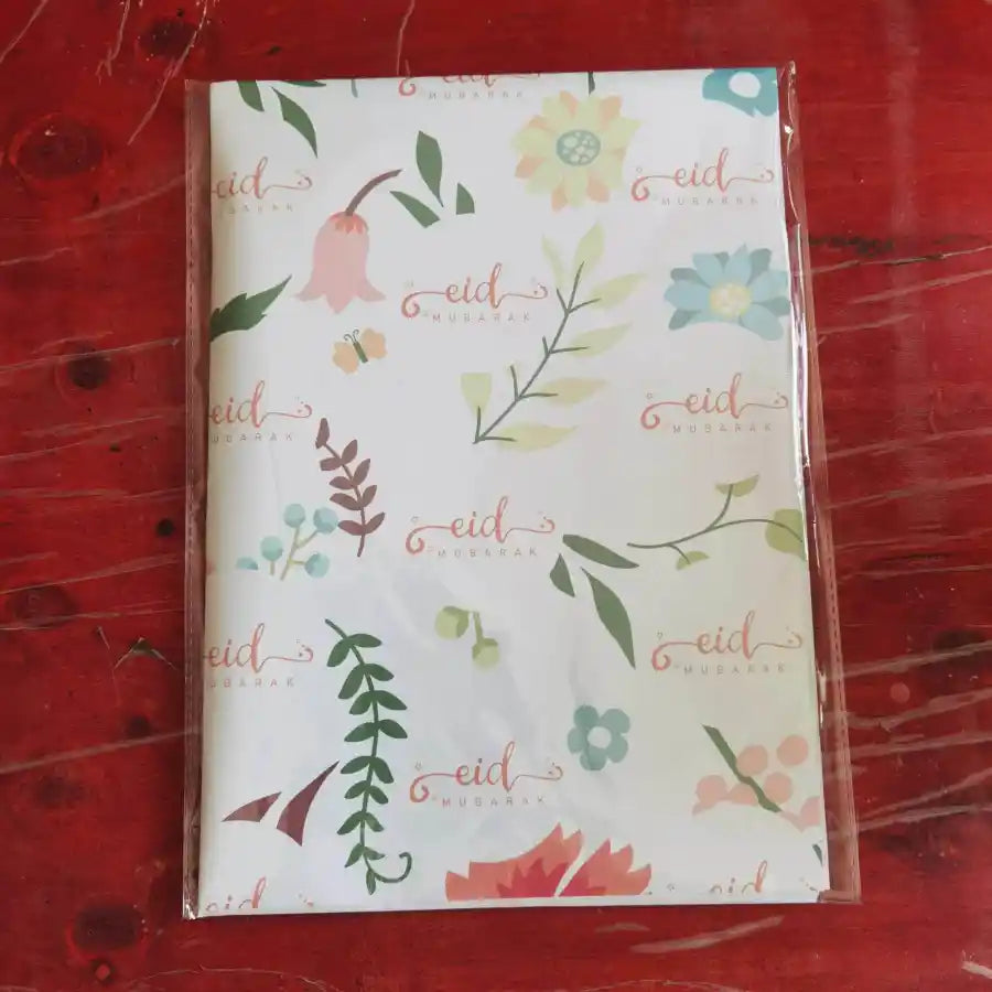 Luxury Floral Eid Gift Wrapping Paper