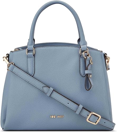 NINEWEST Tansy Jet Set Satchel Pale Denim - Medium Size