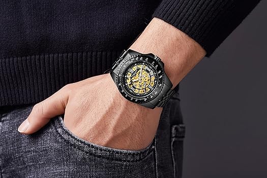 Anthony James Limited Edition Tachymeter Sports Automatic Black