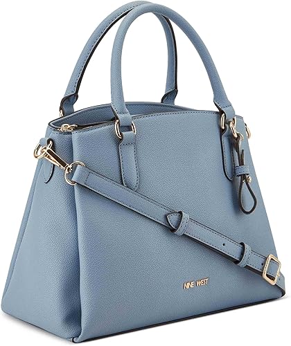 NINEWEST Tansy Jet Set Satchel Pale Denim - Medium Size