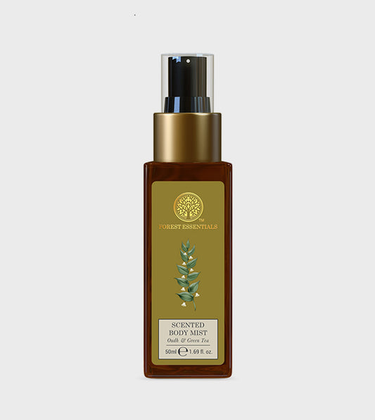 Forest Essentials Oudh & Green Tea Body Mist (G), 50ml