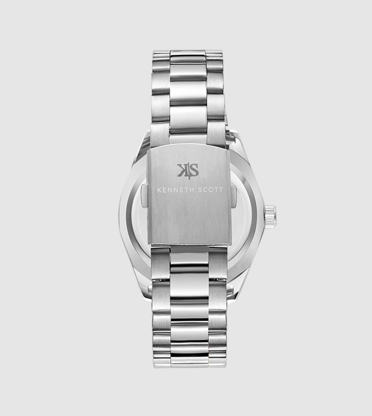 Kenneth Scott White Dial Analog Watch