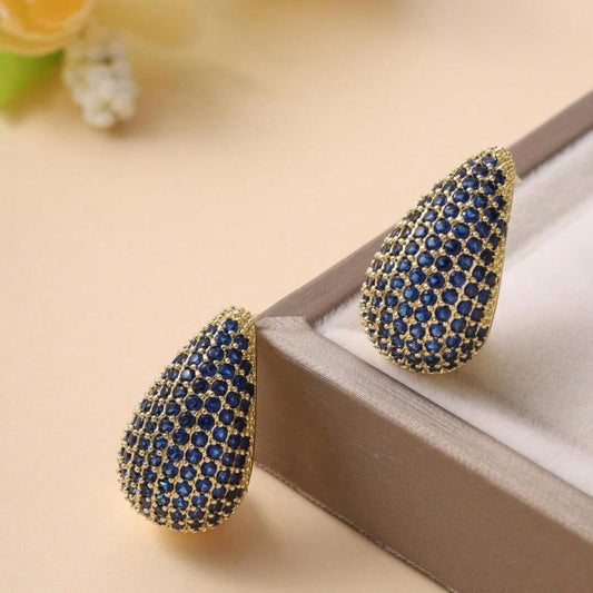Blue teardrop earring SJP