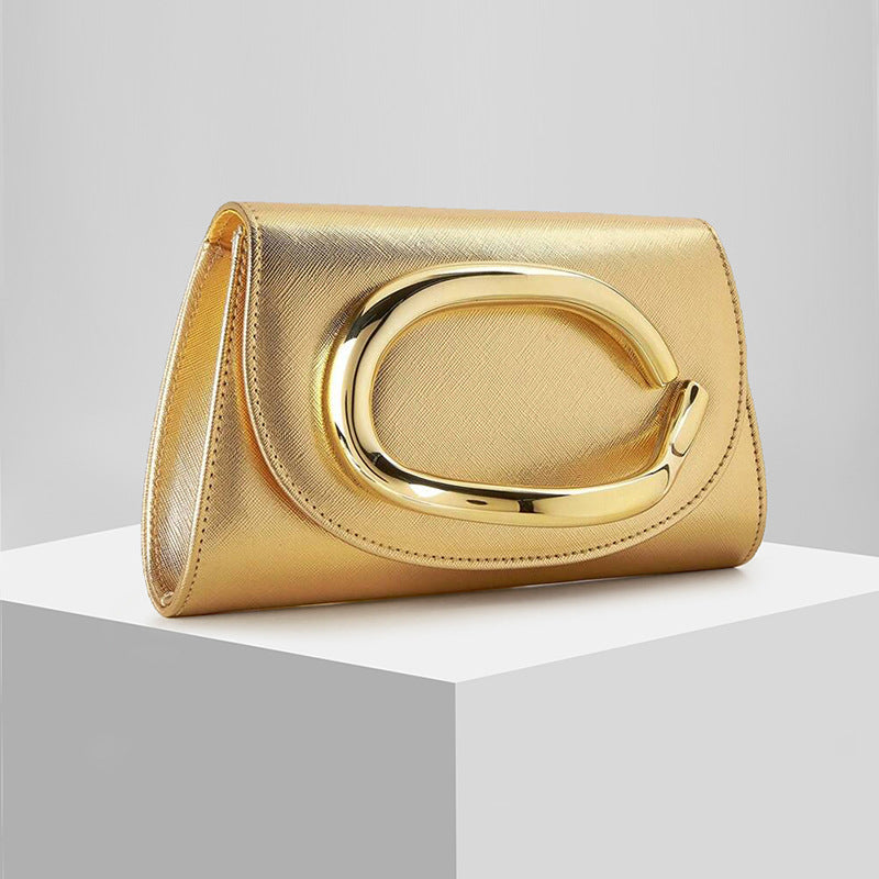 Elegant and chic gold evening and party bag-SJP Design