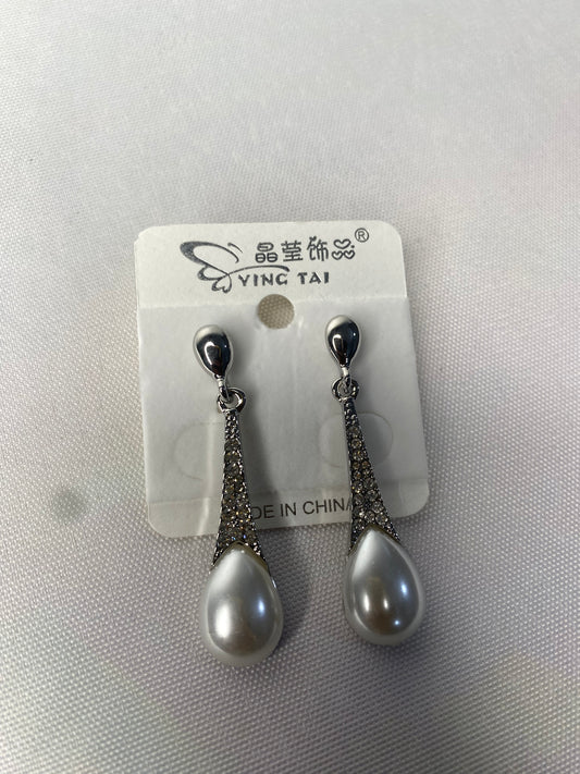Fresh Water Sterling Silver Pearl Earring SJP