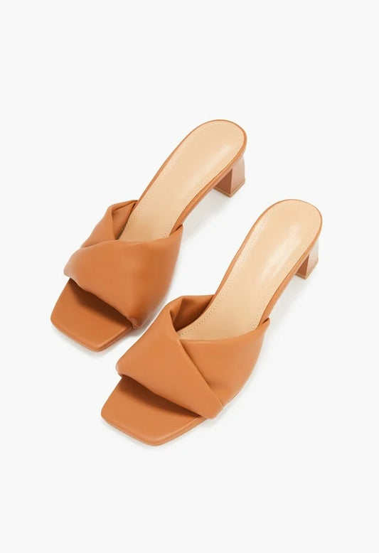Justfab Caroline Mule Heeled Sandal