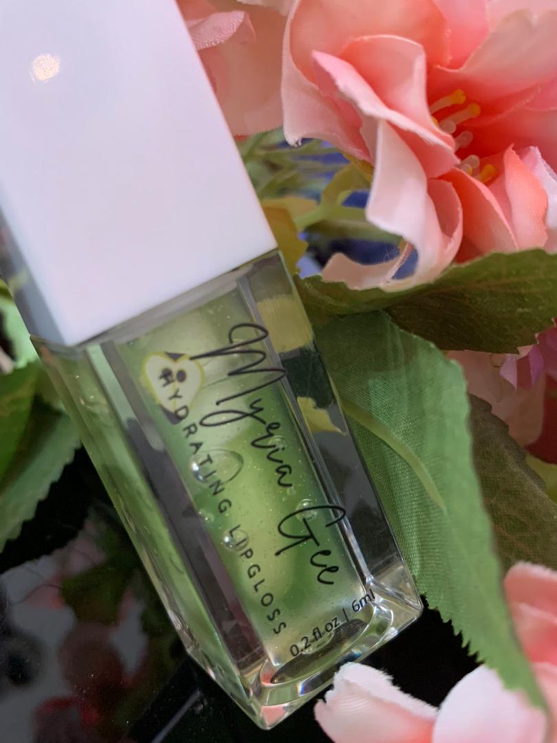 MYRIA GEE I.J.G.B SQUARE  GREEN SHIMMER LIP GLOSS