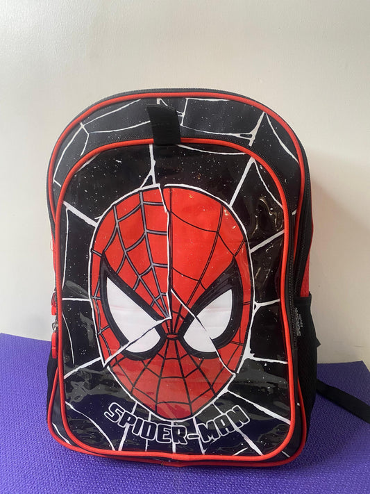 Tots & Togs Black Spiderman Backpack