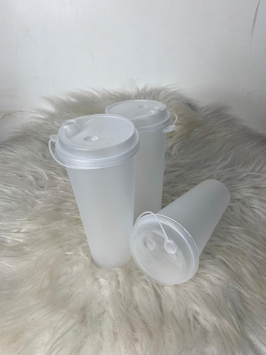 RFA 3Pcs - Reusable Fancy Transparent Cup