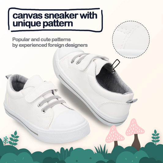 Tots & Togs K KomForMe Toddler Unisex Sneakers - Off White