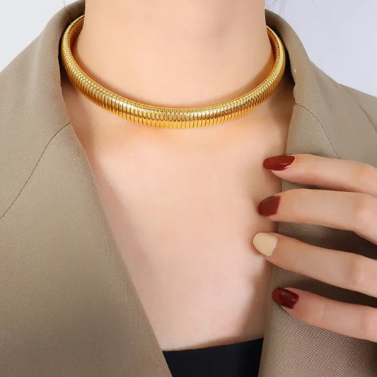 24k gold cord Necklace SJP