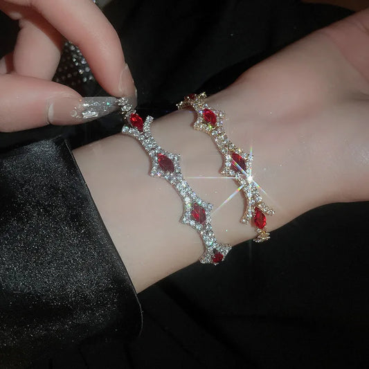 Stylish cute bracelets red and yellow SJP