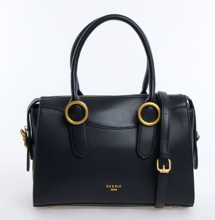 Bessie London Black Bowling Grab Bag