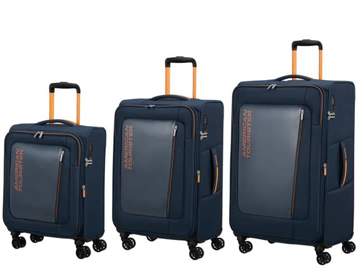 American Tourister set of three softshell luggage