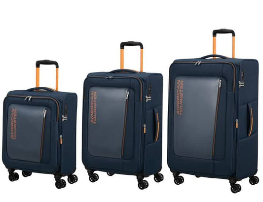 American Tourister set of three softshell luggage