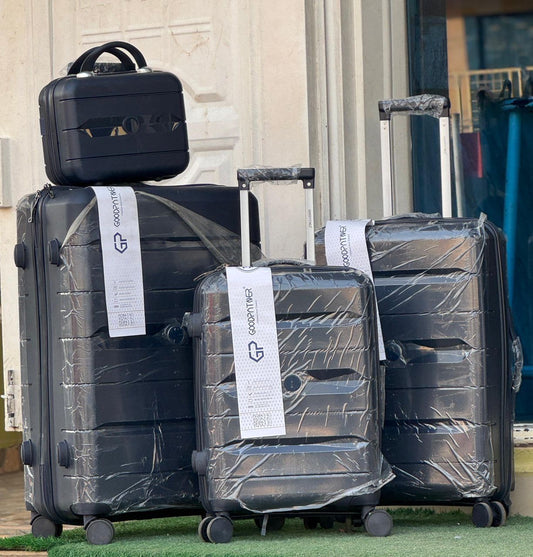 BoxVault 4-piece polypropylene set Black