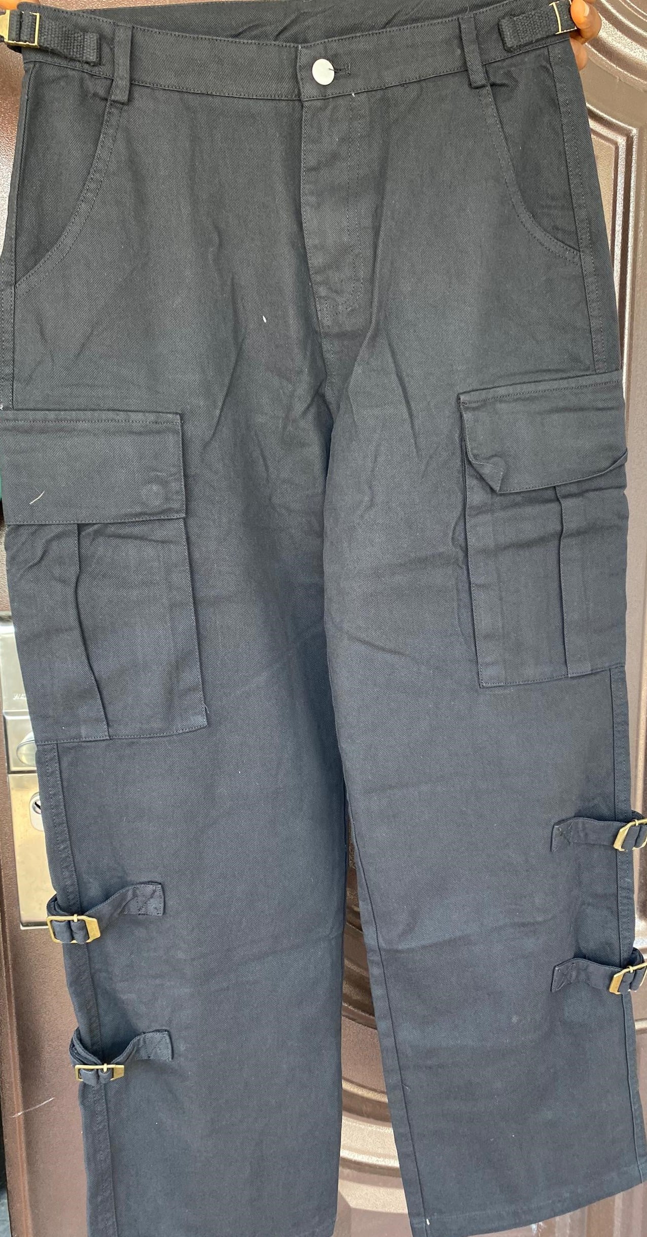 Decency Concept Men black plain jean with pocket
