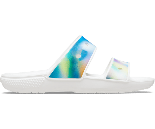 Classic Crocs Solarized Sandal - White / Multi {Unisex}